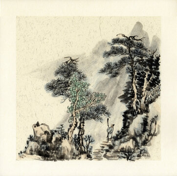 國(guó)畫(huà)水墨山水