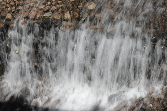 瀑布水流