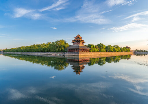 北京故宫角楼建筑风景