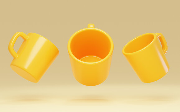 馬克杯裝水陶瓷容器3D