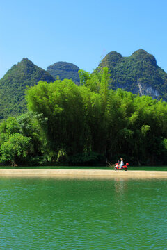 阳朔遇龙河