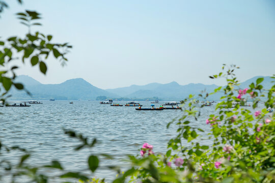 湖景山水