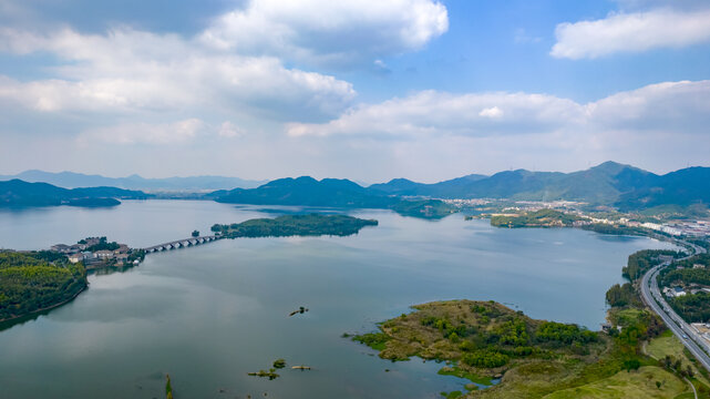 四明湖风景