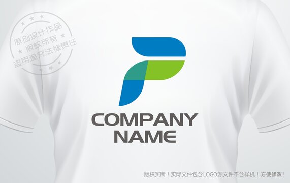 P设计logo字母P标志