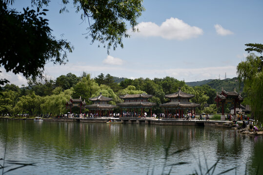 避暑山庄夏景