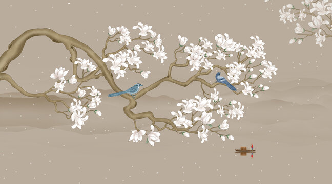 古風花鳥