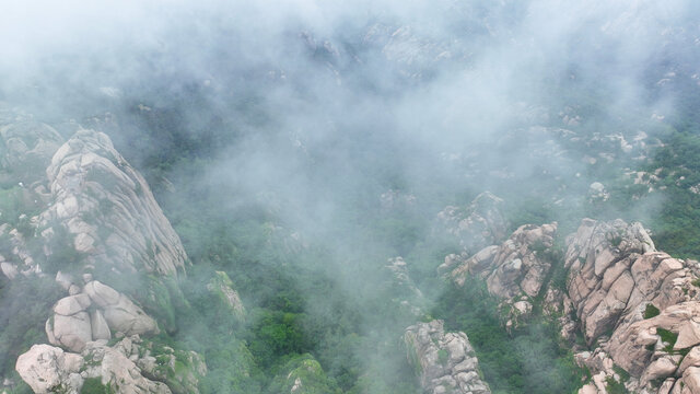 高山云雾云雾缭绕