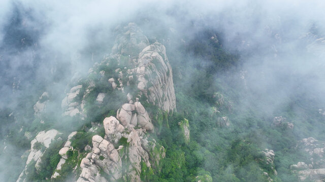 高山云雾云雾缭绕