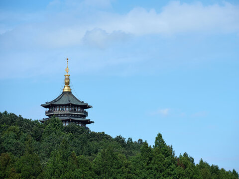 杭州雷峰塔近景