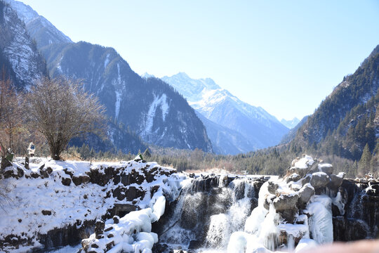 毕棚沟雪景