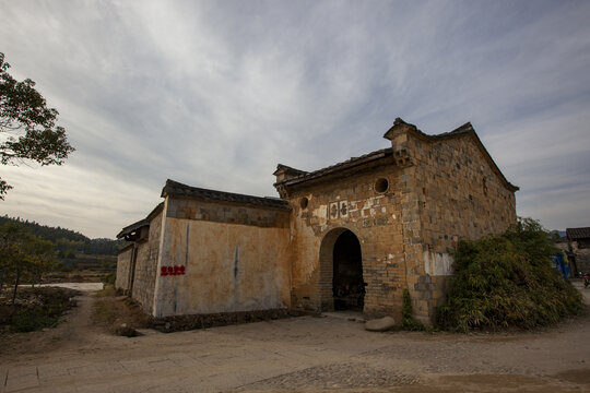 福建武夷山陈村古村落