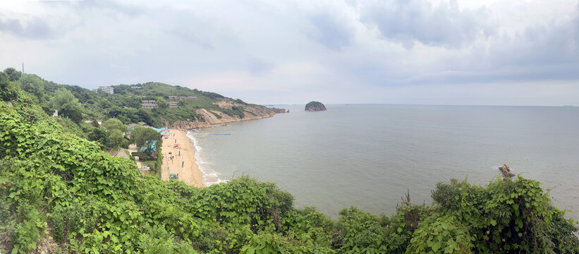 辽宁大连庄河蛤蜊岛风光