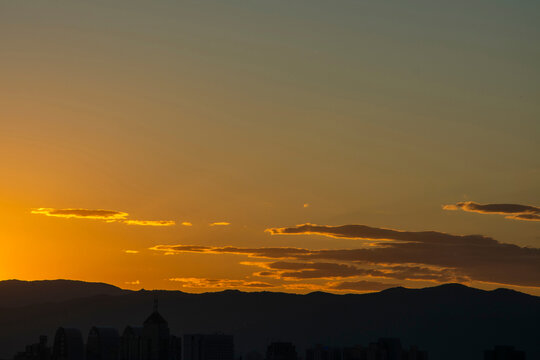 夕阳天空