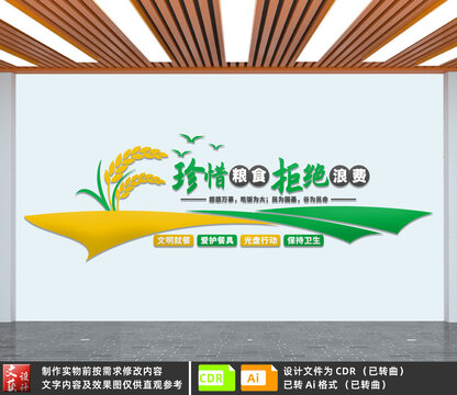 珍惜糧食拒絕浪費