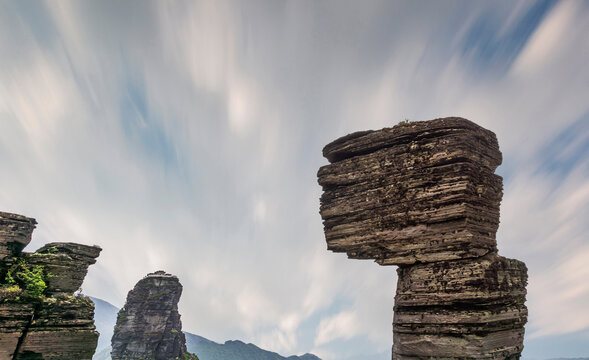 中国贵州梵净山风光