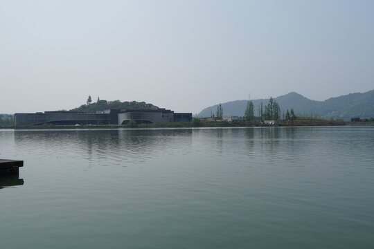 杭州湘湖的建筑