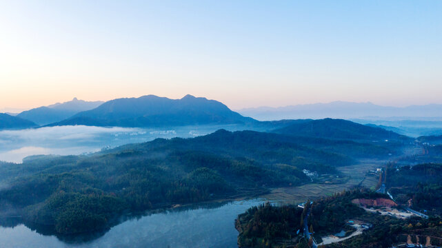 黄山宏村奇墅湖景区