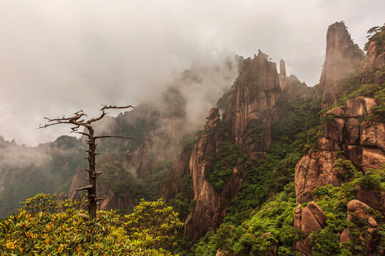 中国江西上饶三清山风光