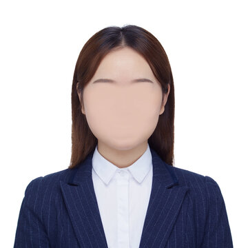 女士證件照換臉模板