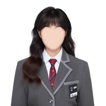 韩式女士换脸证件照