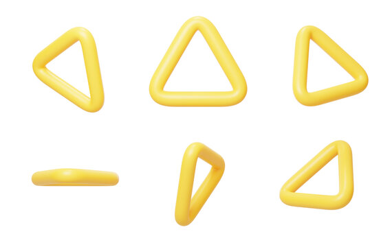 裝飾元素點(diǎn)綴三角形素材3D