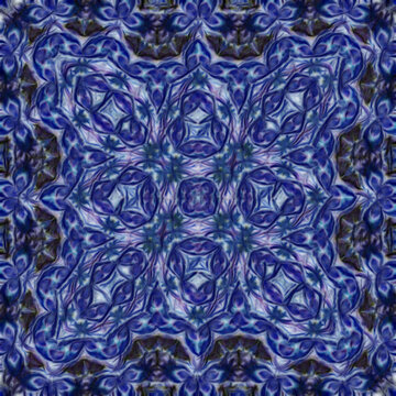 深蓝色华丽地毯复古艺术