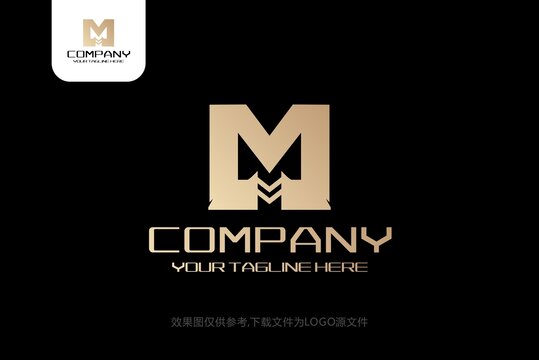 M银行金融网络科技LOGO