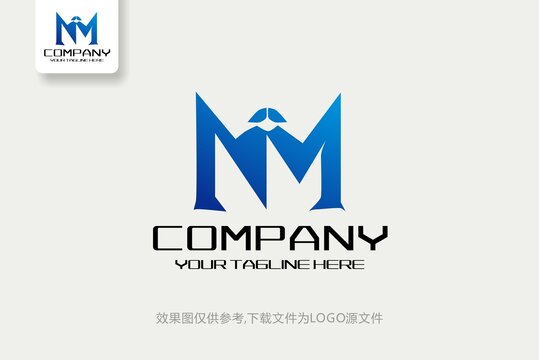 M字母互联网网络科技LOGO