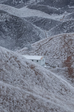 武功山冬日雪景