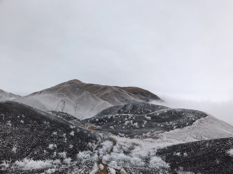 武功山冬日雪景