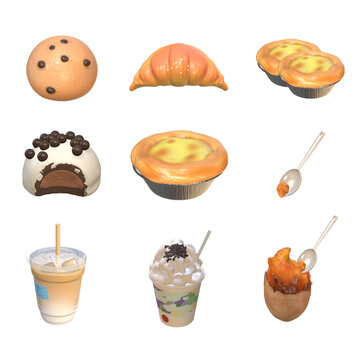 3D美食甜點(diǎn)篇