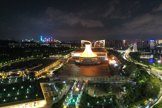 南宁国际会展中心夜景