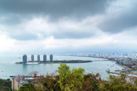 海南三亚现代城市景观