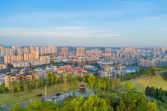 四川简阳市鳌山公园