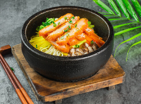 炸豬排石鍋飯