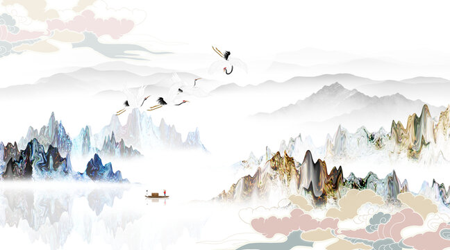 抽象山水畫(huà)