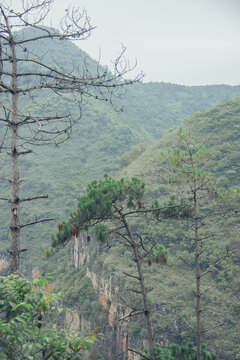 马岭河峡谷的山