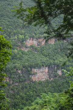 马岭河峡谷的山