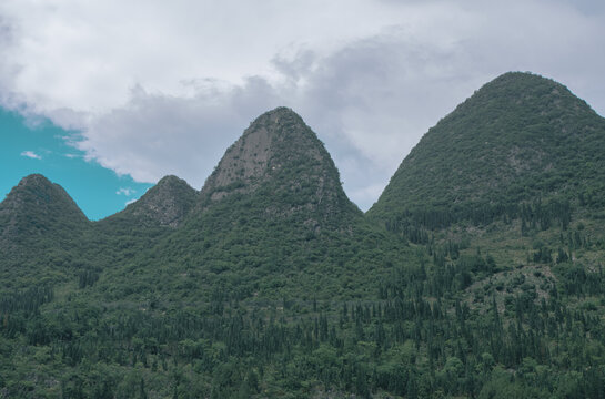 万峰林的田园