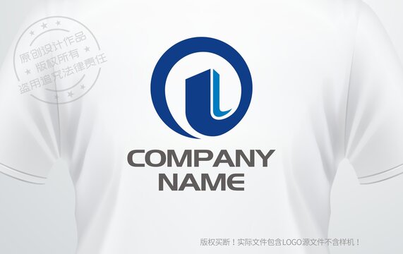 建筑工程logo大楼地产