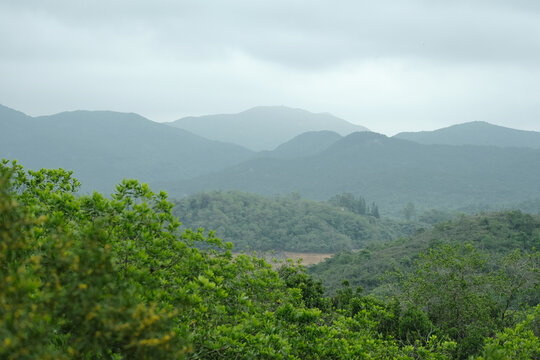 深圳马峦山郊野公园上山景色