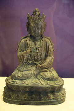 铜地藏菩萨像