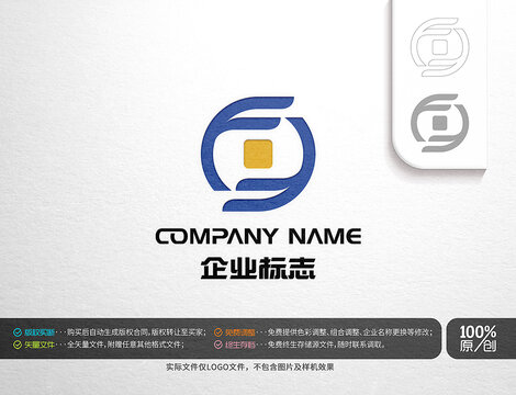 字母F标志金融logo