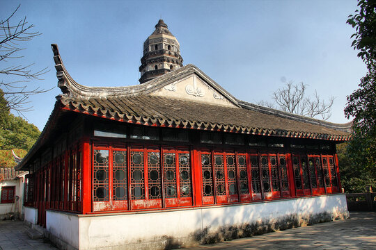 虎丘山中式建筑