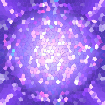 紫色晶格化彩色玻璃图案