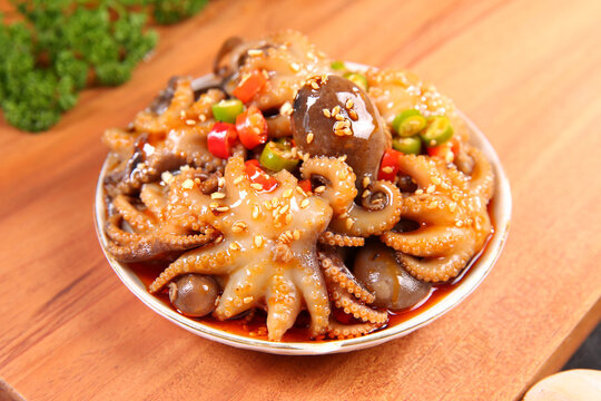 麻辣八爪魚香辣章魚麻辣小海鮮