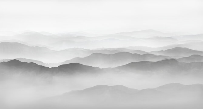 水墨山水畫
