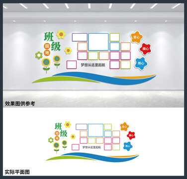 校園學(xué)習(xí)園地班級(jí)文化展板