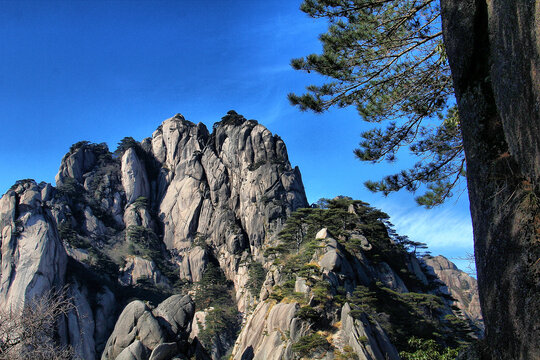 黄山奇峰怪石