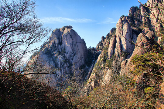 黄山奇峰怪石